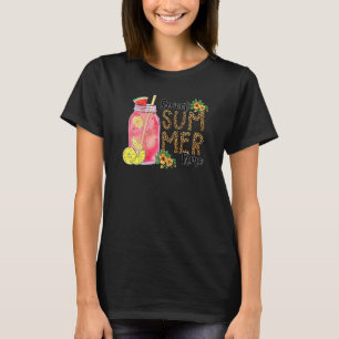 Leopard Lemon Water Lemon Sweet Summer Time Women T-Shirt