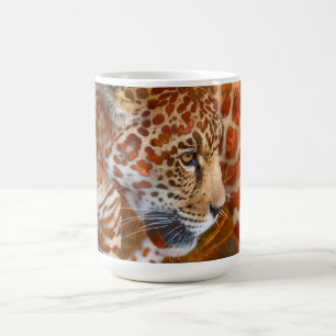 LEOPARD LIVING IN COLORS COFFEE MUG
