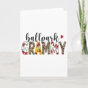 Leopard Llpark Grammy Sell Softll Mother's Day Card