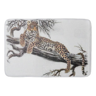 Leopard Lovers Art Bath Mat