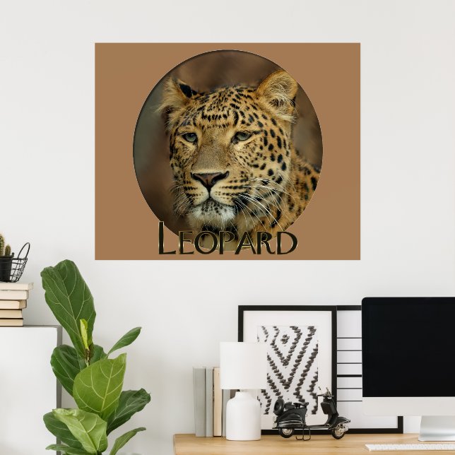 Leopard Lovers Art Poster (Home Office)