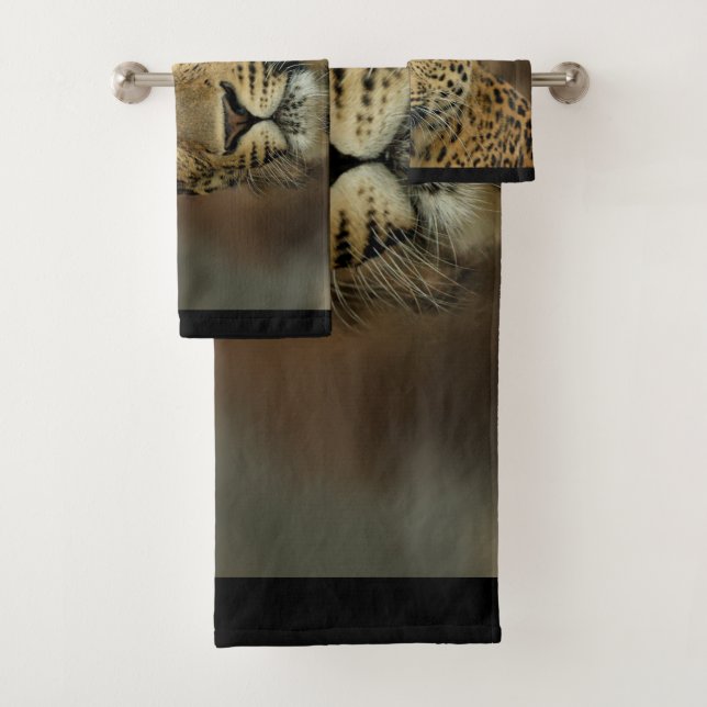 Leopard Lovers Bath Towel Set (Insitu)