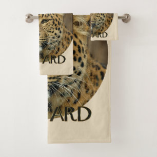 Leopard Lovers Bath Towel Set
