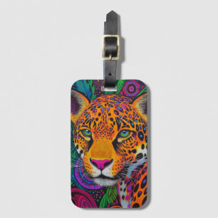 Leopard Luminous  Luggage Tag