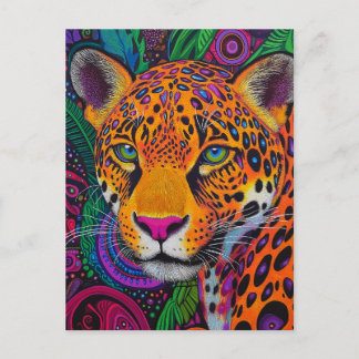 Leopard Luminous Postcard