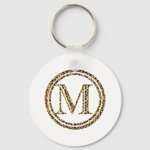 Leopard M Keychain
