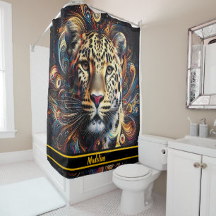 Leopard Magic: Artistic Jungle Atmosphere
