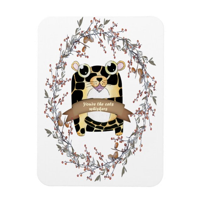 Leopard magnet (Vertical)