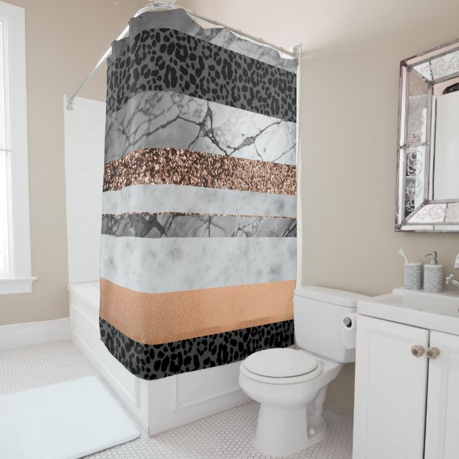 Leopard Marble Glitter Stripes Glam 3 (In Situ)