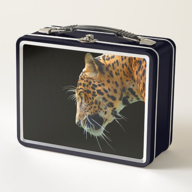 Leopard Metal Lunch Box (Front)
