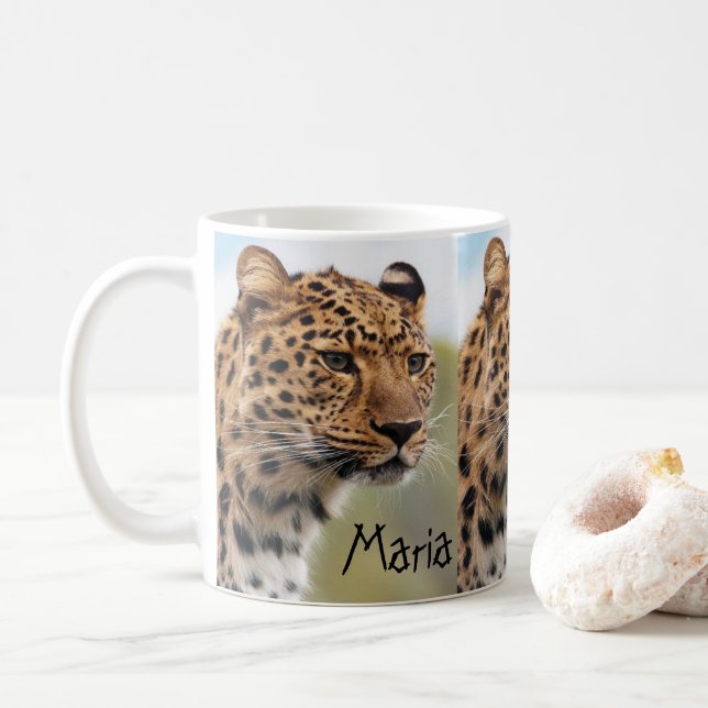 Leopard Mug (With Donut)