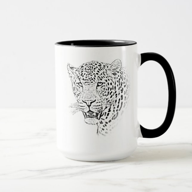 Leopard Mug - Africa Series (Right)