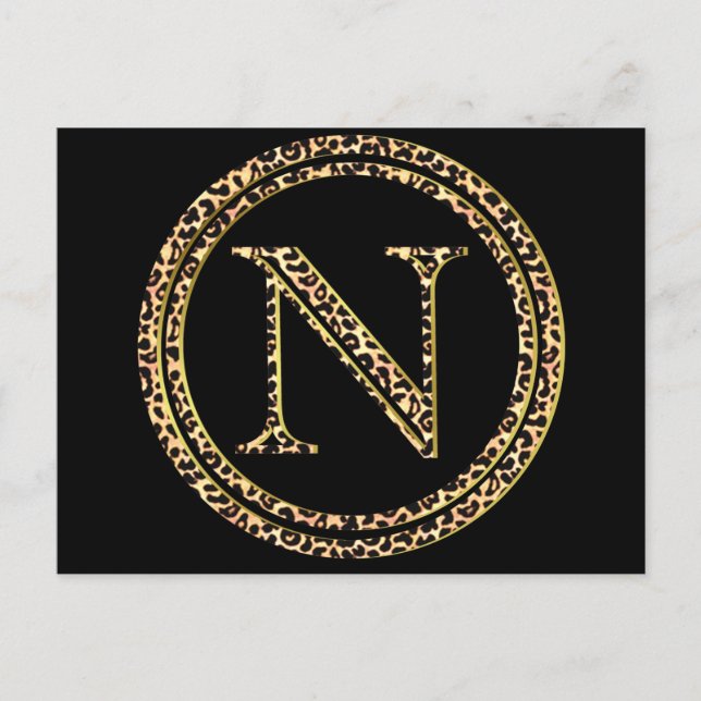 Leopard N Postcard (Front)