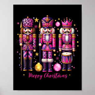 Leopard Nutcracker Nk Christmas 2024 Xmas Pajamas  Poster