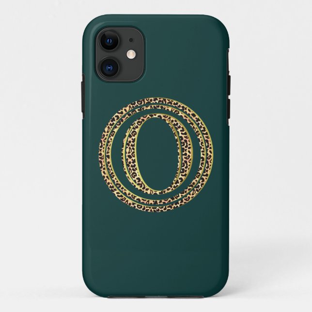 Leopard O Case-Mate iPhone Case (Back)