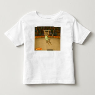Leopard on a trapeze toddler t-shirt