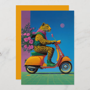 Leopard on Wheels: A Stylish Ride, Invitation
