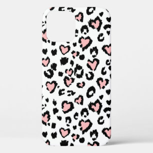 Leopard or jaguar seamless pattern, textured fashi iPhone 12 case