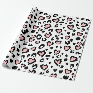 Leopard or jaguar seamless pattern, textured fashi wrapping paper