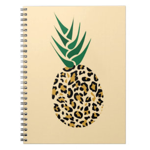 Leopard or Pineapple? Funny illusion picture Notebook