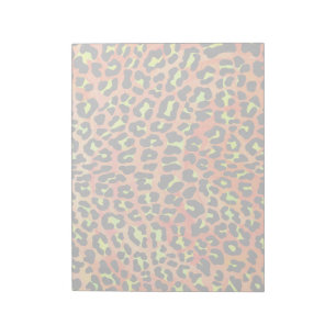 Leopard Orange and Yellow Print Notepad