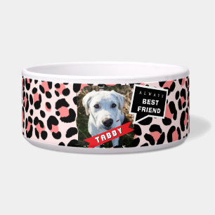 Leopard Orange Black Pet Photo Personalized