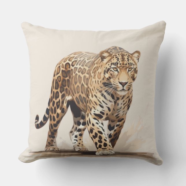 Leopard Outdoor Pillow (Front)