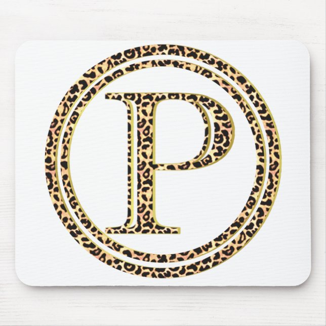 Leopard P Mouse Pad (Front)