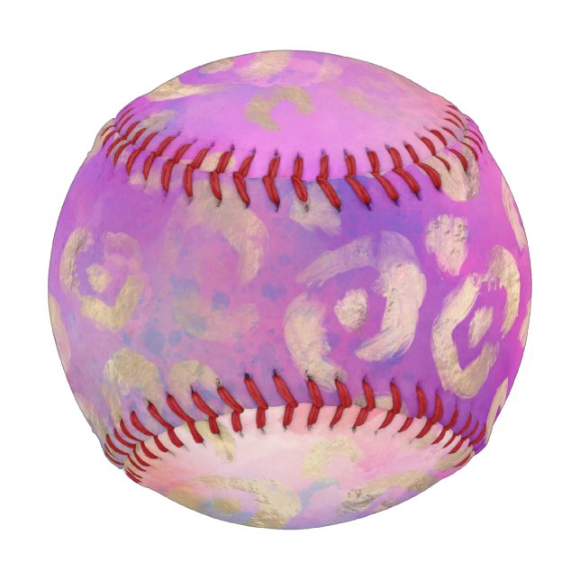 Leopard Paint Series Design 11   Baseball (Front)