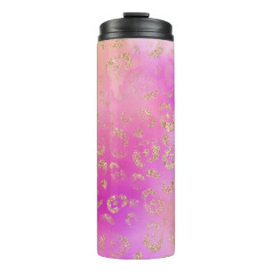 Leopard Paint Series Design 11 Thermal Tumbler