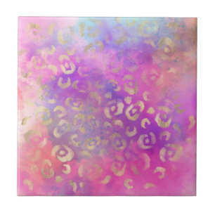 Leopard Paint Series Design 11 Tile