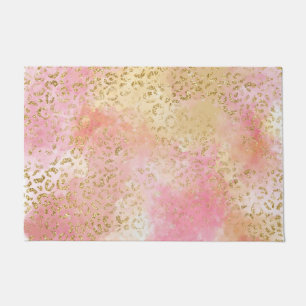 Leopard Paint Series Design 13 Doormat