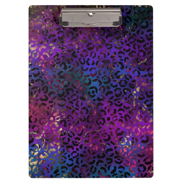 Leopard Paint Series Design 16  Clipboard (Front)