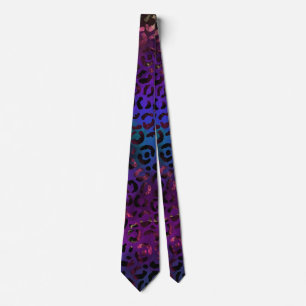 Leopard Paint Series Design 16   Tie