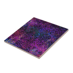 Leopard Paint Series Design 16 Tile