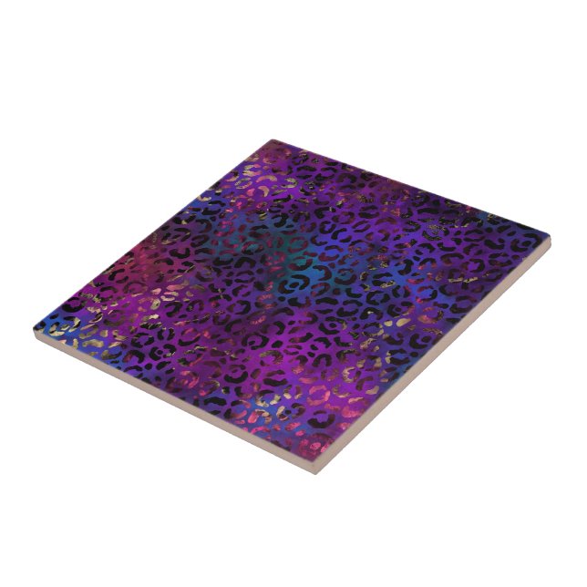 Leopard Paint Series Design 16  Tile (Side)
