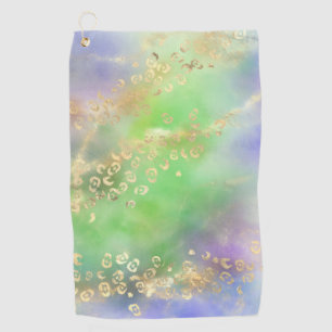 Leopard Paint Series Design 4  Golf Towel