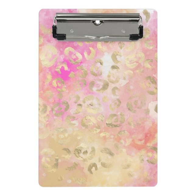 Leopard Paint Series Design 5  Mini Clipboard (Front)