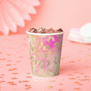 Leopard Paint Series Design 5 Paper Cups
