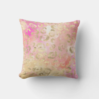 Leopard Paint Series Design 5 Throw Pillow