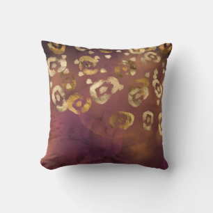 Leopard Paint Series Design 7   Throw Pillow