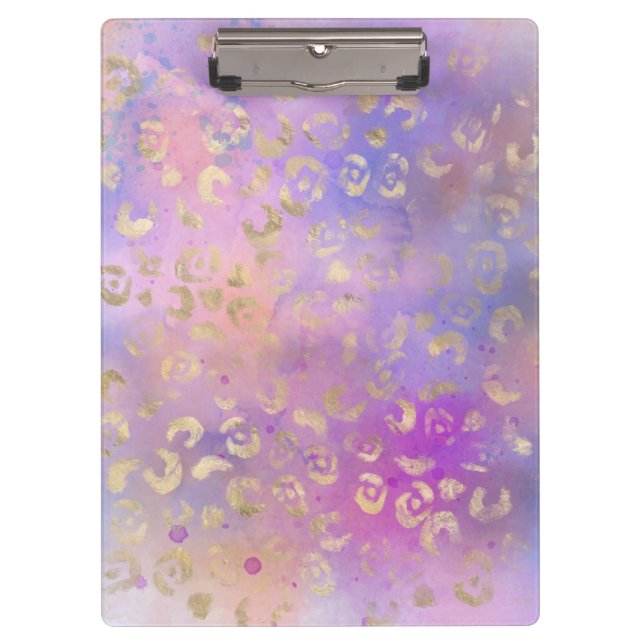 Leopard Paint Series Design 8  Clipboard (Front)