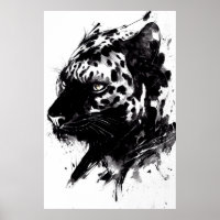 Leopard Panther Wild Nature Free Spirit Art Brush 