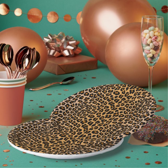 Leopard Paper Plate (Multi)