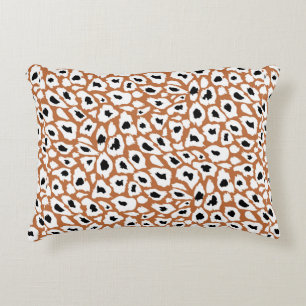 Leopard pattern, african animal print design accent pillow