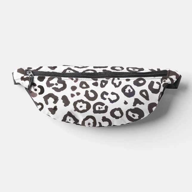 Leopard Pattern Animal Print Fanny Pack (Lay Down)