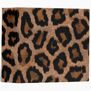 Leopard pattern background binder