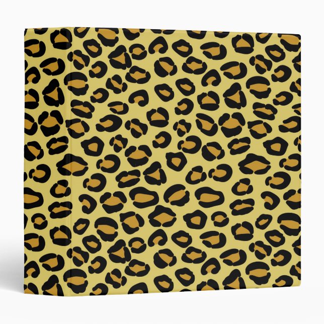 Leopard Pattern Binder (Front/Spine)