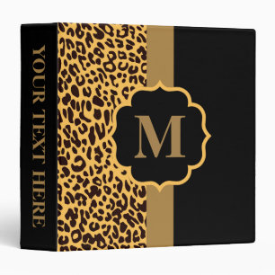 Leopard Pattern Binder