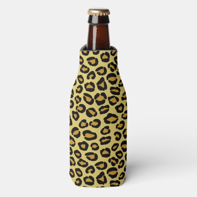 Leopard Pattern Bottle Cooler (Bottle Front)